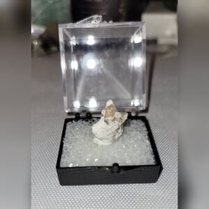 SUPER RARE Solar Wind Mine Pink Topaz Cluster with Pseudobrookite on Matrix